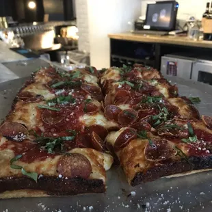 Honey Pepperoni Deep Dish