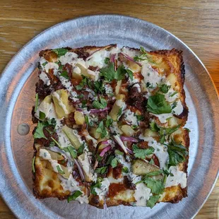 Pineapple Chipotle Detroit Pizza