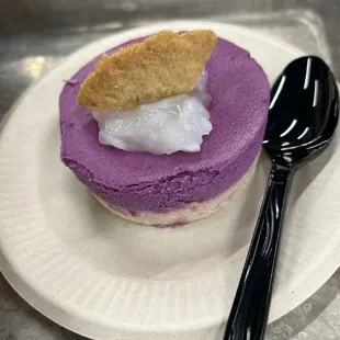 Ube cheesecake from Taglish