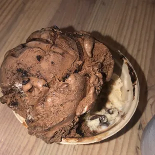 The brownie pieces tho!!!!