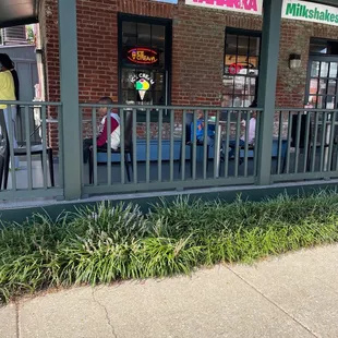My grandkids enjoyed their ice cream