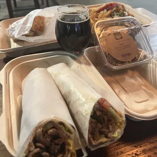 Beef Shawarma Wrap
