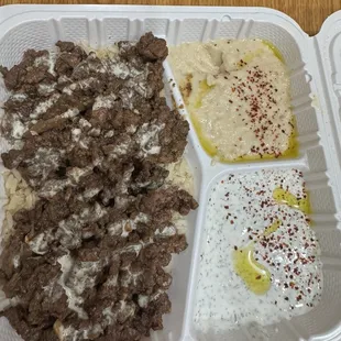 Beef Shawarma plate