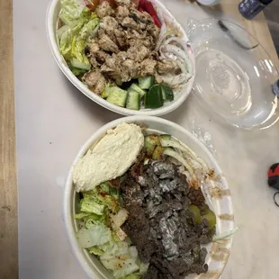 Chicken &amp; Beef bowl