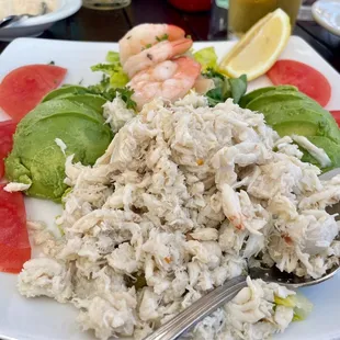 Crab, Shrimp Avocado Salad