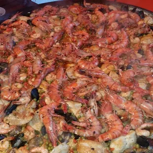 paella, food