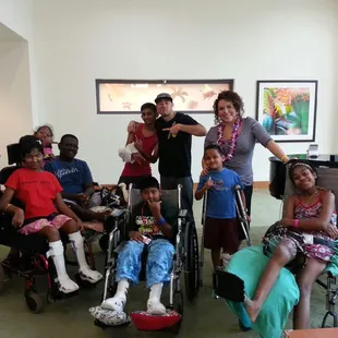 Singing through Make 'Um Smile at Shriners