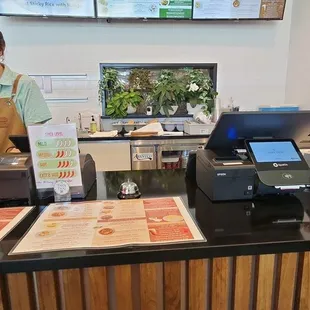 sushi and sashimi, outside