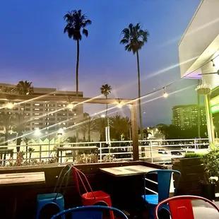 Outside patio view