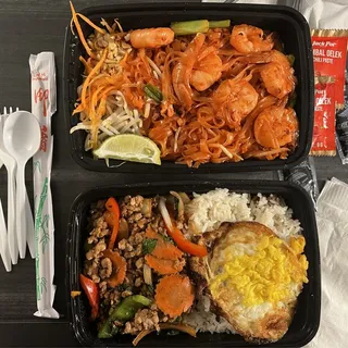 Pad Kra Pow with Fried Egg (OVR)