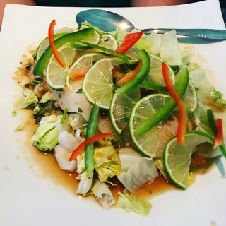 Lime Steamed Sole Fillet