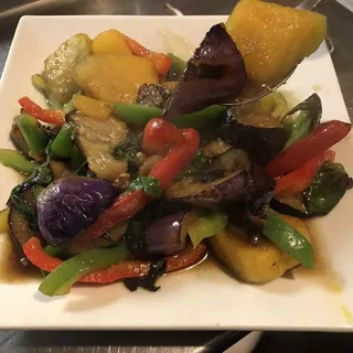 Thai Eggplant and Pumpkin