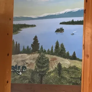 Emerald Bay, Lake Tahoe painting.