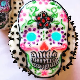 Day of the dead cupcake