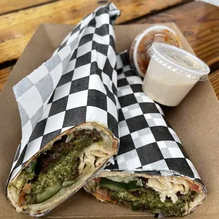 Falafel wrap 4.5/5