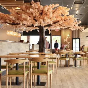 the interior of a restaurant
