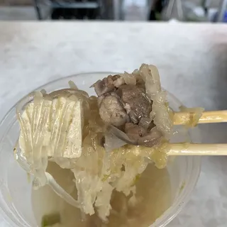 Pickled Cabbage Noodle Soup