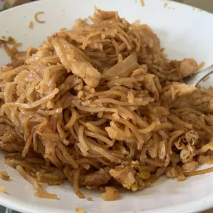 Chicken pad Thai