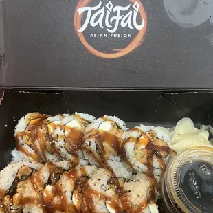 Sweep potato Calzone Sushi