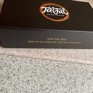 A beautiful box of Sushi!