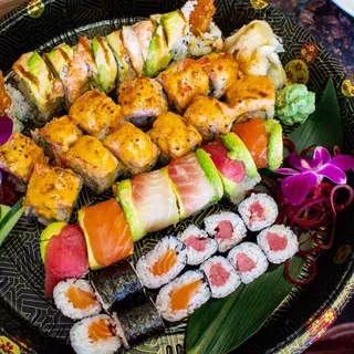 Salmon on the Beach Roll**