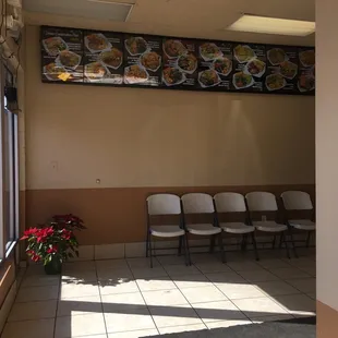 the interior of the restaurant