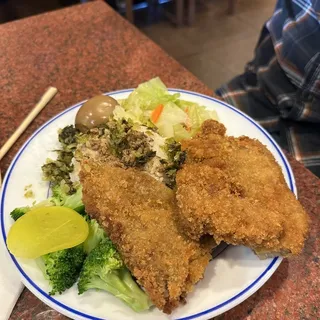 D.1. Pork Chop Rice Plate