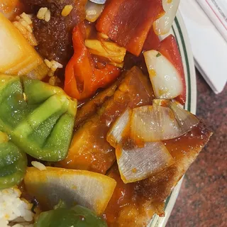 D.11. Sweet & Sour Fish Rice Plate