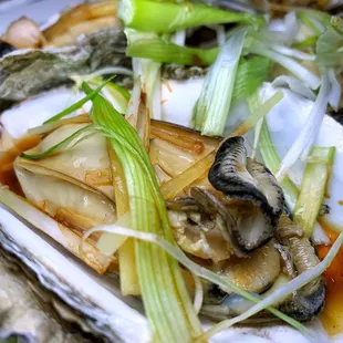 oysters and mussels, food