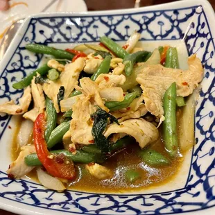 Thai Basil chicken very good