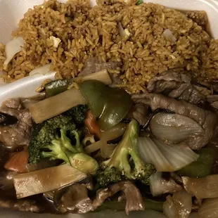 Szechuan Beef was very good.