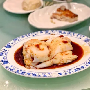 a plate of food on a table