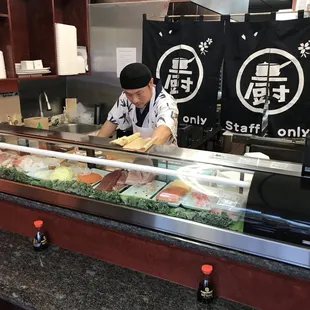 World-class chef and ingredients...