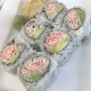 California Roll. Fresh, perfectly prepared, and delicious.