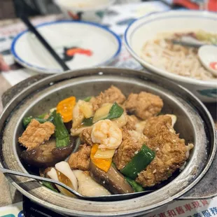 Seafood Tofu in Casserole - yum!