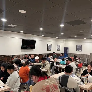 Packed on a Saturday night!