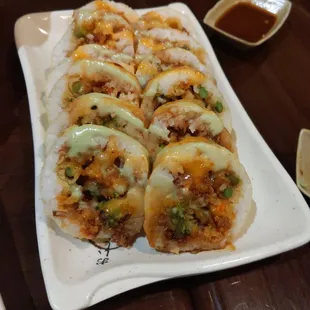 Golden veggie roll!