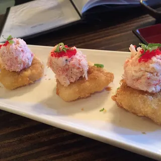 Crab Salad on Crispy Rice