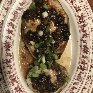 Steamed Black Cod With Black Bean Sauce