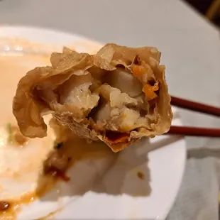 Inside the Steamed Bean Curd Skin Roll (Steamed Dim Sum menu)