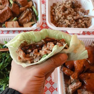 Squad with Lettuce Wraps (6 Pcs)