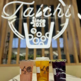 Strawberry Yakult, Mango InfruiTea, Taro Zang Zang