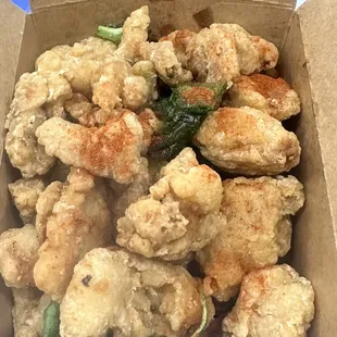 Basil Popcorn Chicken