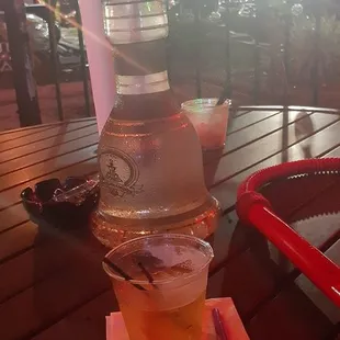 Hookah, mixed drink