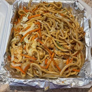 13. Chicken Stir-Fried Noodles