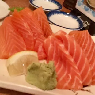 Salmon sashimi double order