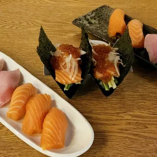 food, sashimi, sushi and sashimi, sushi