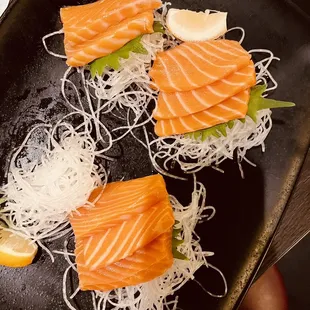 Salmon Sashimi Wrapped