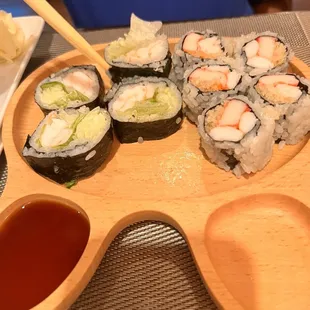 Mickey Roll and Boston Roll