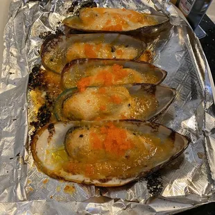 Baked Mussels